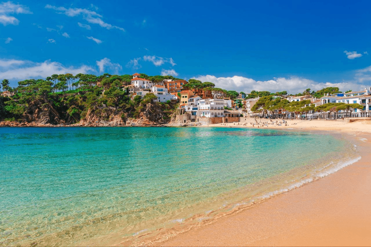 Costa Brava beach visited on a private tour from Barcelona by blinktransfers