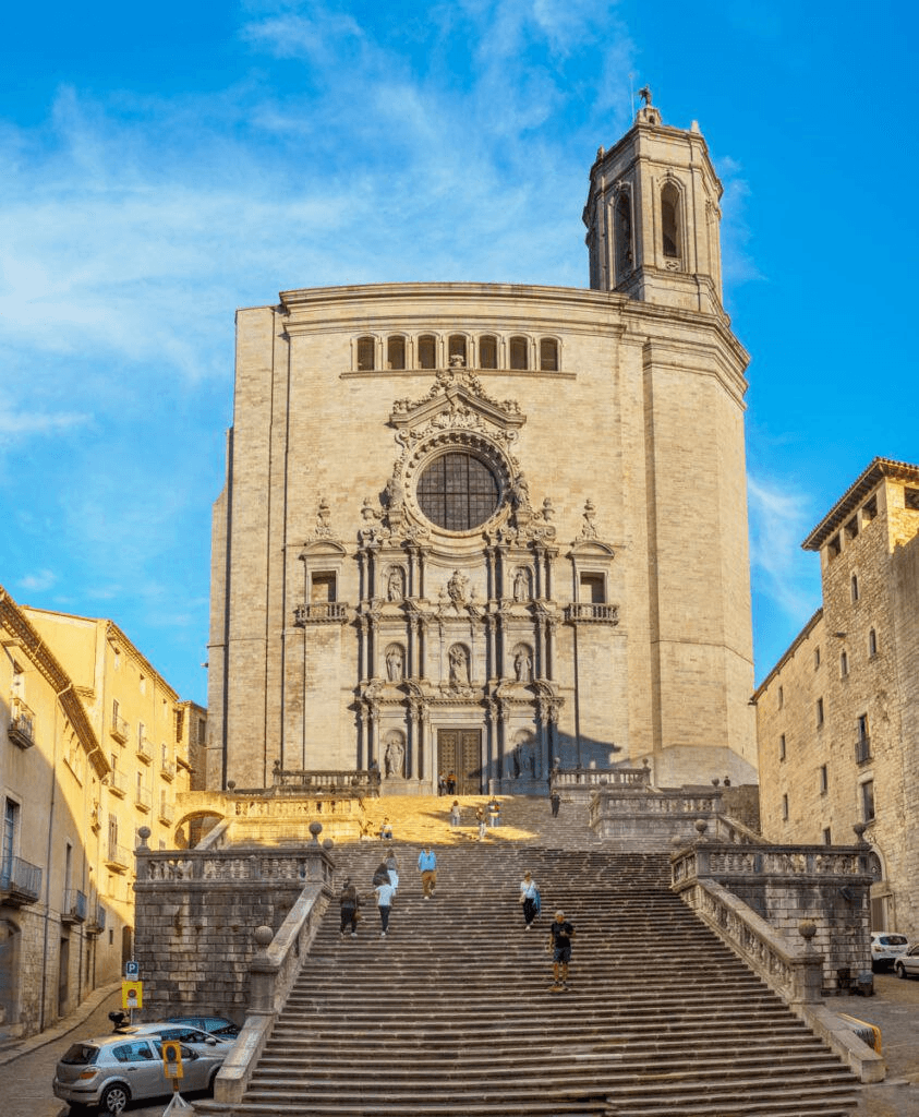 Girona Cathedral on a private tour with chauffeur service by blinktransfers