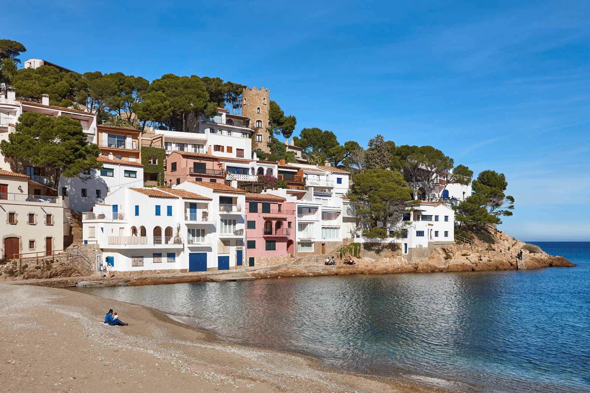 Costa Brava scenic road ideal for private transfer and chauffeur service from Barcelona