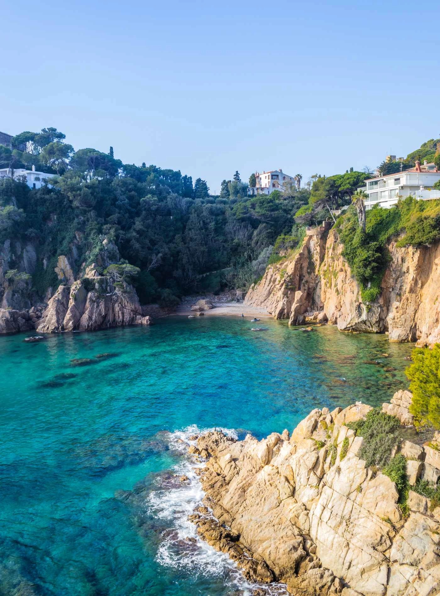 Cadaques Costa Brava white village with sea view and Mediterranean houses